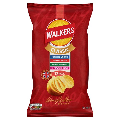Walkers Classic Variety 12Pk