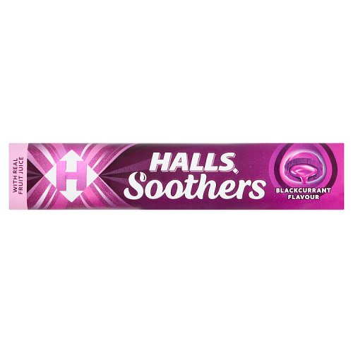 HALLS SOOTHERS BLACKCURRANT (20X45G) 6 X 900G