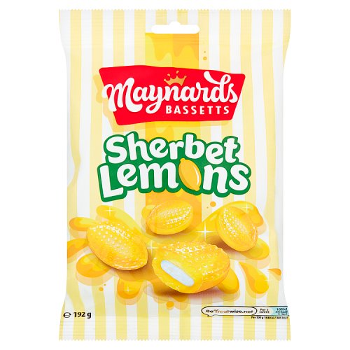 MAYNARDS BASSETTS SHERBET LEMONS BAG 12 X 192G