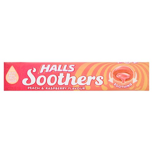HALLS SOOTHERS PEACH & RASPBERRY 20 X 45G