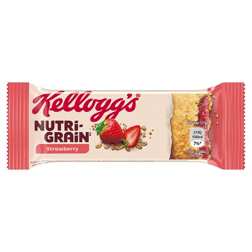 Kelloggs Nutri Grain Fruity Strawberry Bars