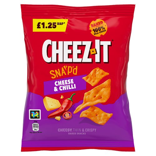 Cheez It Snapd Crackers Cheese & Chilli PM £1.25