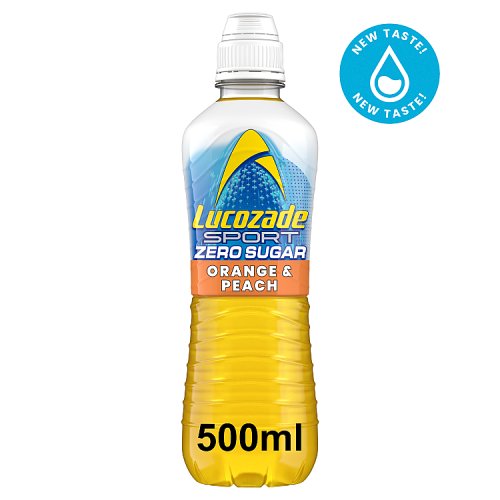Lucozade Sport Zero Orange & Peach