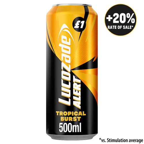 Lucozade Alert Tropical Burst PM £1.00