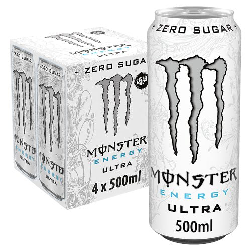 Monster Ultra Can 4Pk PM £4.99