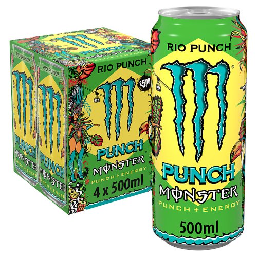Monster Energy Juice Rio Punch 4pk PM £5.99