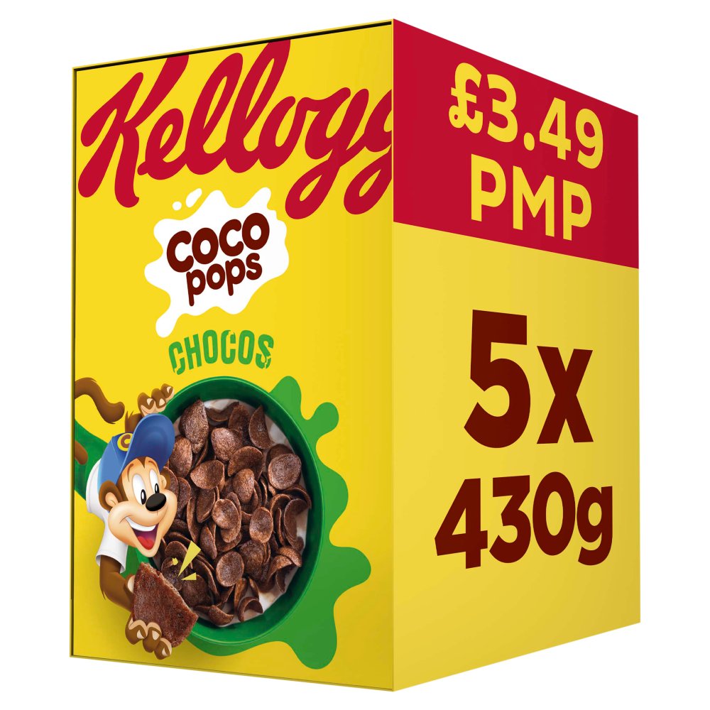 Coco Pops Chocos 5 x 430g £3.49 PMP