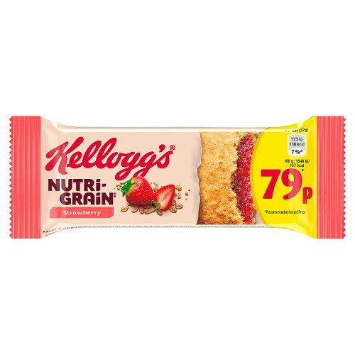 Kelloggs Nutri Grain Strawberry PM £0.79
