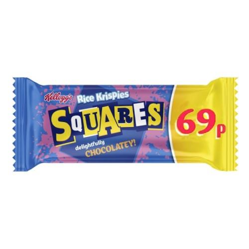 Kelloggs Rice Krispies Squares Delightfully Chocolately PM 69P