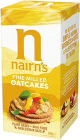 9138-E NAIRNS FINE MILLED OATCAKES 12X218G