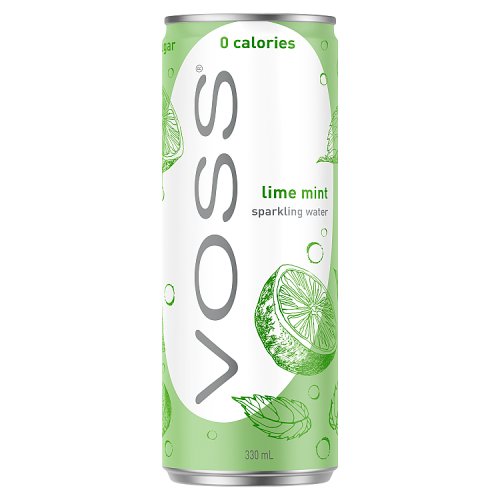 Voss Lime Mint Can