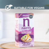 9327-E NAIRNS ORGANIC SUPER SEEDED OAT CRACKER 8X200G