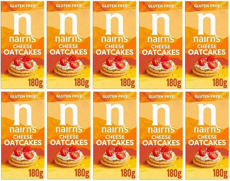 9644-E NAIRNS GF CHEESE OATCAKE 8X180G
