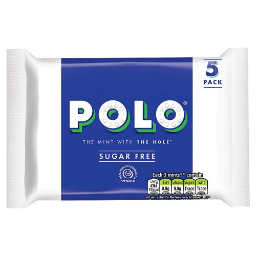 POLO SUGAR FREE MINT TUBE 5PK 24 X 127.5G