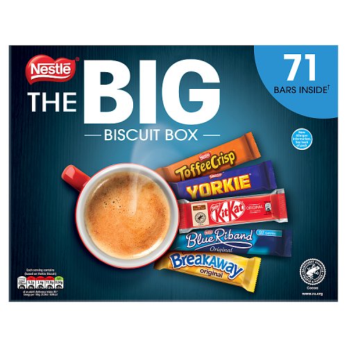 NESTLE BIG BISCUIT BOX 71 BARS MIX 1 X 1.411KG