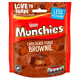 MUNCHIES CHOCOLATE FUDGE POUCH 8 X 101G