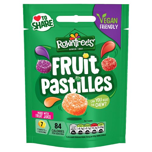 ROWNTREES FRUIT PASTILLES 10 X 143G