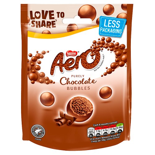 AERO BUBBLES MILK POUCH 8 X 92G