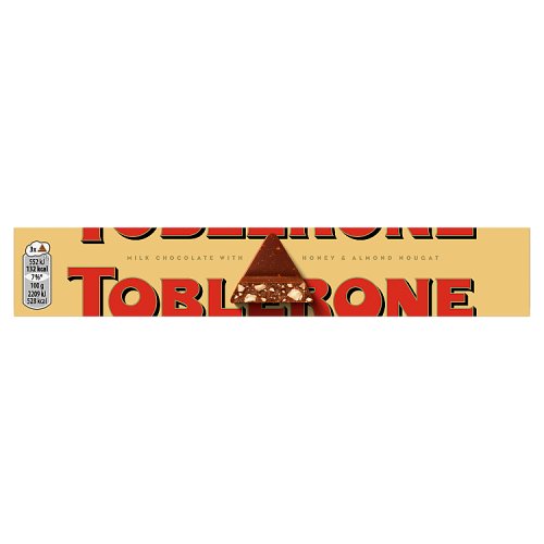 TOBLERONE BAR MILK CHOCOLATE 20 X 100G