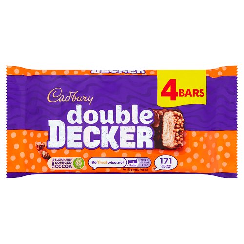 CADBURY DOUBLE DECKER 4 PACK 8 X 149.2G