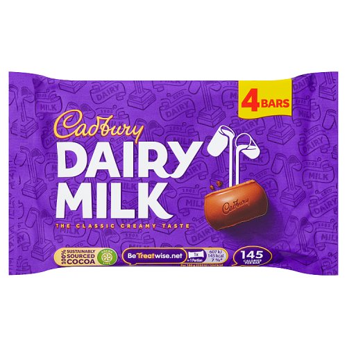 CADBURY DAIRY MILK 4 PACK 14 X 108.8G
