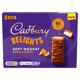 CADBURY DELIGHTS NOUGAT ORANGE & CARAMEL 5 PACK 9 X 110G