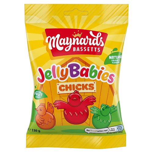 MAYNARDS BASSETTS JELLY BABIES CHICKS 10 X 130G