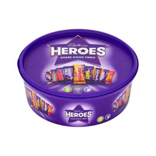 CADBURY HEROES TUB 1 X 550G