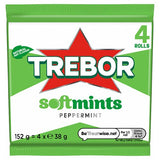 TREBOR SOFTMINTS PEPPERMINT 4 PACK 18 X 152G