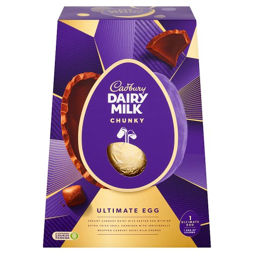CADBURY DAIRY MILK CHUNKY ULTIMATE EGG 4 X 400G