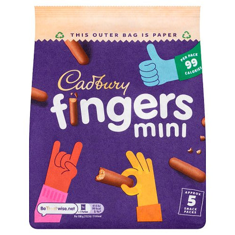 Cadbury Mini Fingers 5Pk