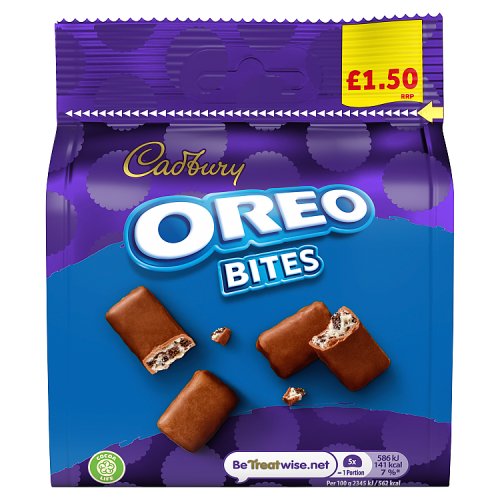 CADBURY OREO BITES PM £1.50 10 X 85G