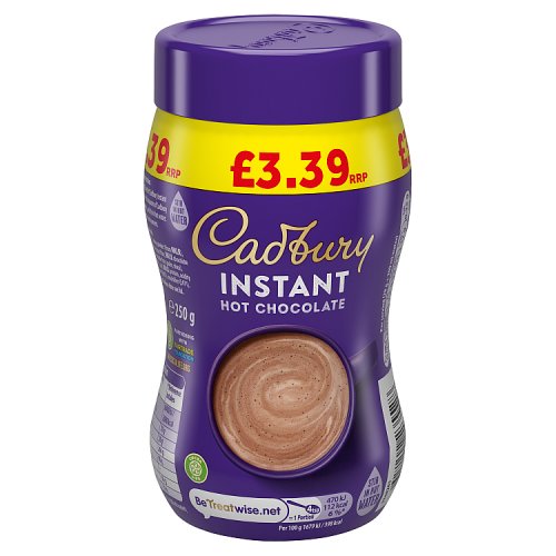 CADBURY INSTANT HOT CHOCOLATE PM £3.39 6 X 250G