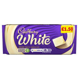 CADBURY DAIRY MILK WHITE PM £1.50 24 X 90G