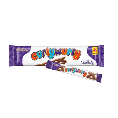CADBURY CURLY WURLY 4PK 35 X 86G