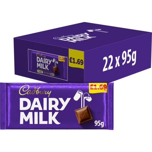 CADBURY DAIRY MILK CHILLIT PM £1.69 22 X 95G