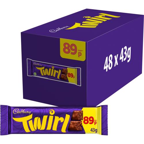 CADBURY TWIRL PM £0.89 48 X 43G