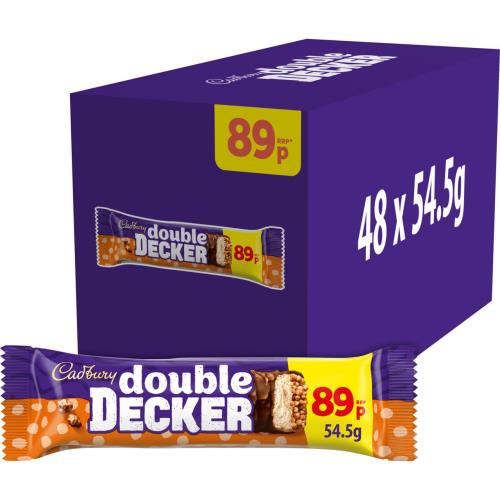 CADBURY DOUBLE DECKER PM £0.89 48 X 54.5G