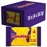 CADBURY CRUNCHIE 4 PACK PM £1.89 10 X 104.4G