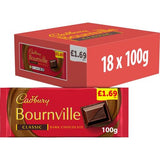 CADBURY BOURNVILLE PM £1.69 18 X 100G
