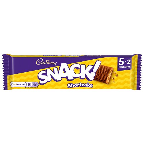 CADBURY SNACK SHORTCAKE 5PK 24 X 100G