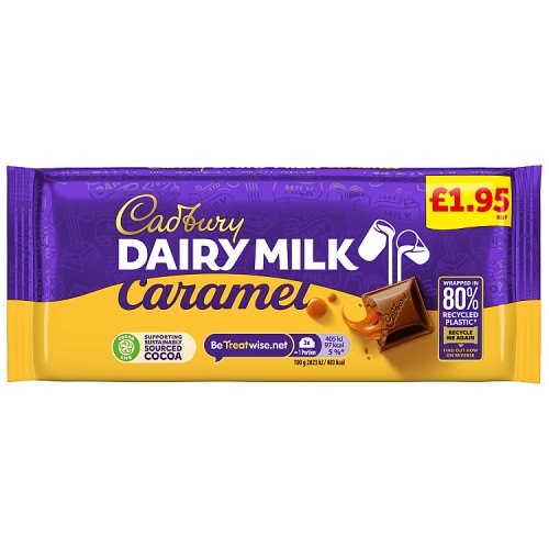 CADBURY CARAMEL PM £1.95 16 X 120G