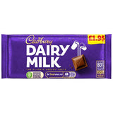 CADBURY DAIRY MILK PM £1.95 22 X 95G