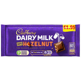 CADBURY DAIRY MILK CHOPPED HAZELNUT PM £1.95 22 X 95G