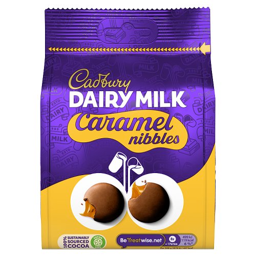 CADBURY DAIRY MILK CARAMEL NIBBLES 10 X 120G