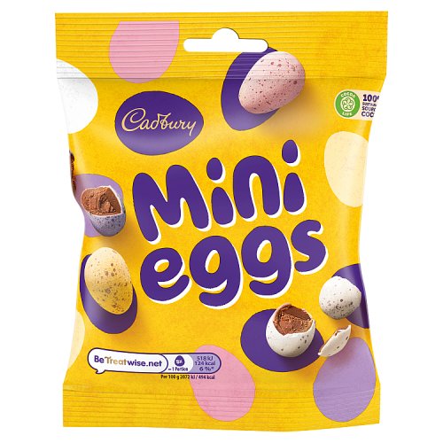 CADBURY MINI EGGS BAG CLIPSTRIP 24 X 80G
