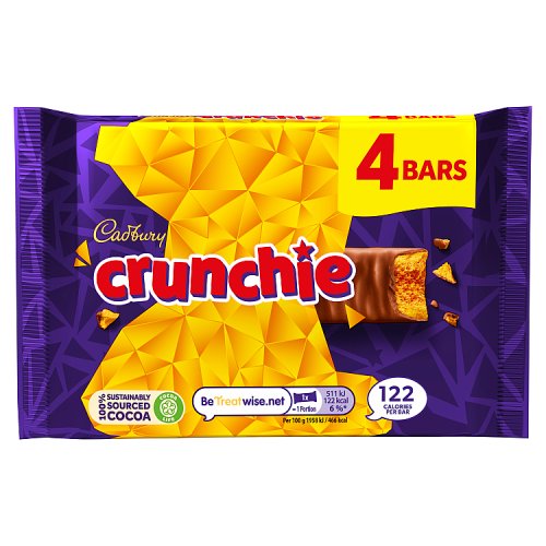 CADBURY CRUNCHIE 4 PACK 10 X 104.4G