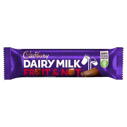 CADBURY DAIRY MILK FRUIT & NUT 48 X 49G