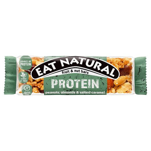 Eat Natural Protein Bar Peanuts Almonds & Salted Caramel  - SKU: XGBEN0140/12 - PACK: 12 - CASES/PALLET: 540 - EAN: '8000500416990