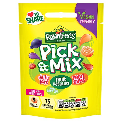 ROWNTREES PICK & MIX POUCH 10 X 150G